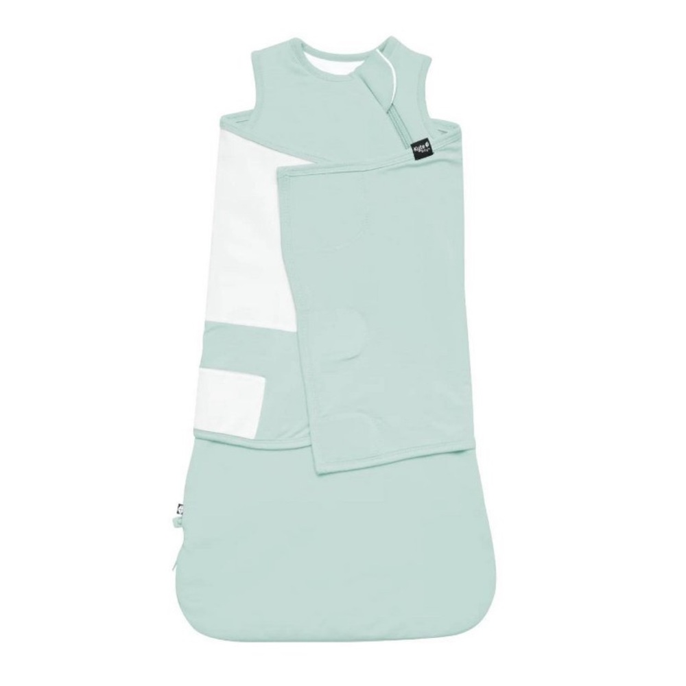 Kyte BABY Mint and White Convertible Sleep Sack Swaddle